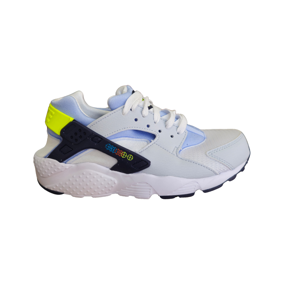 NIKE HUARACHE RUN GS WHT BLU Marka store