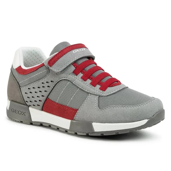 GEOX J ALFIER GRY-RED - Marka store