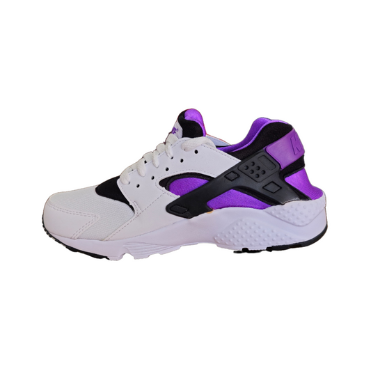 NIKE HUARACHE RUN GS WHT-PURPLE