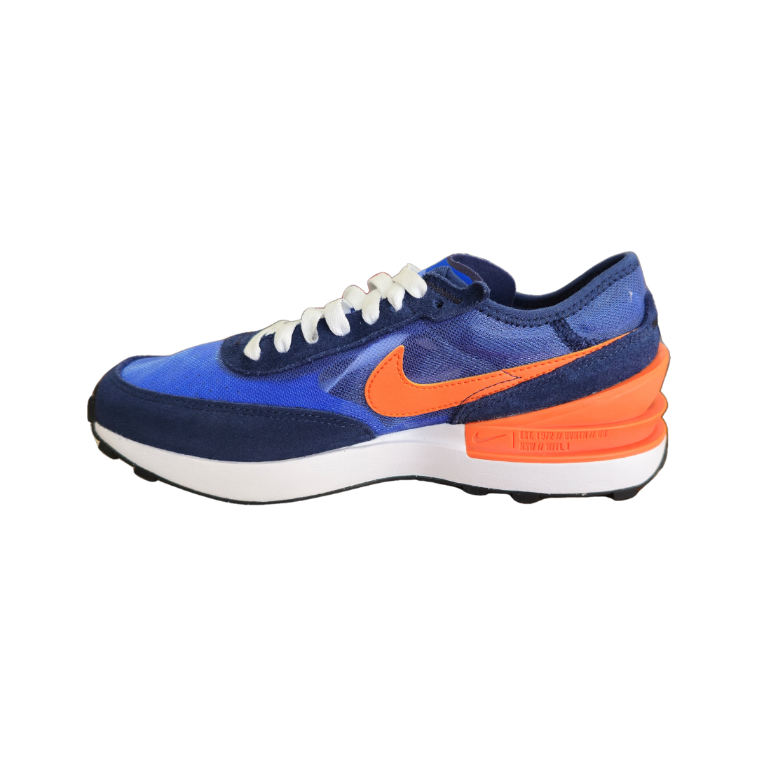 NIKE WAFFLE ONE GS ORG/BLU