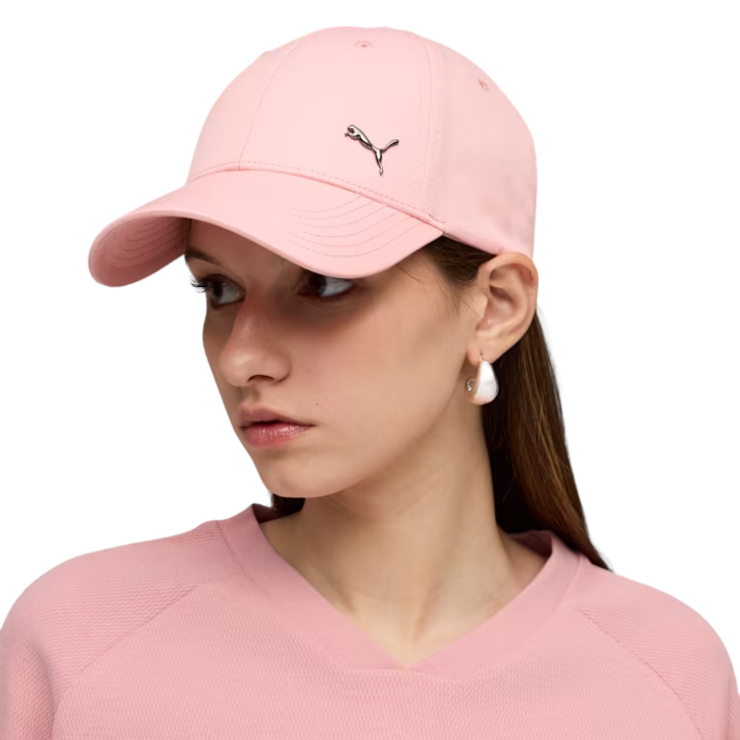 Puma Essentials Metal Cat Baseball Cap Pink