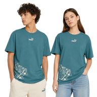 Puma MID90's Relaxed Graphic Tee Emerald Ice