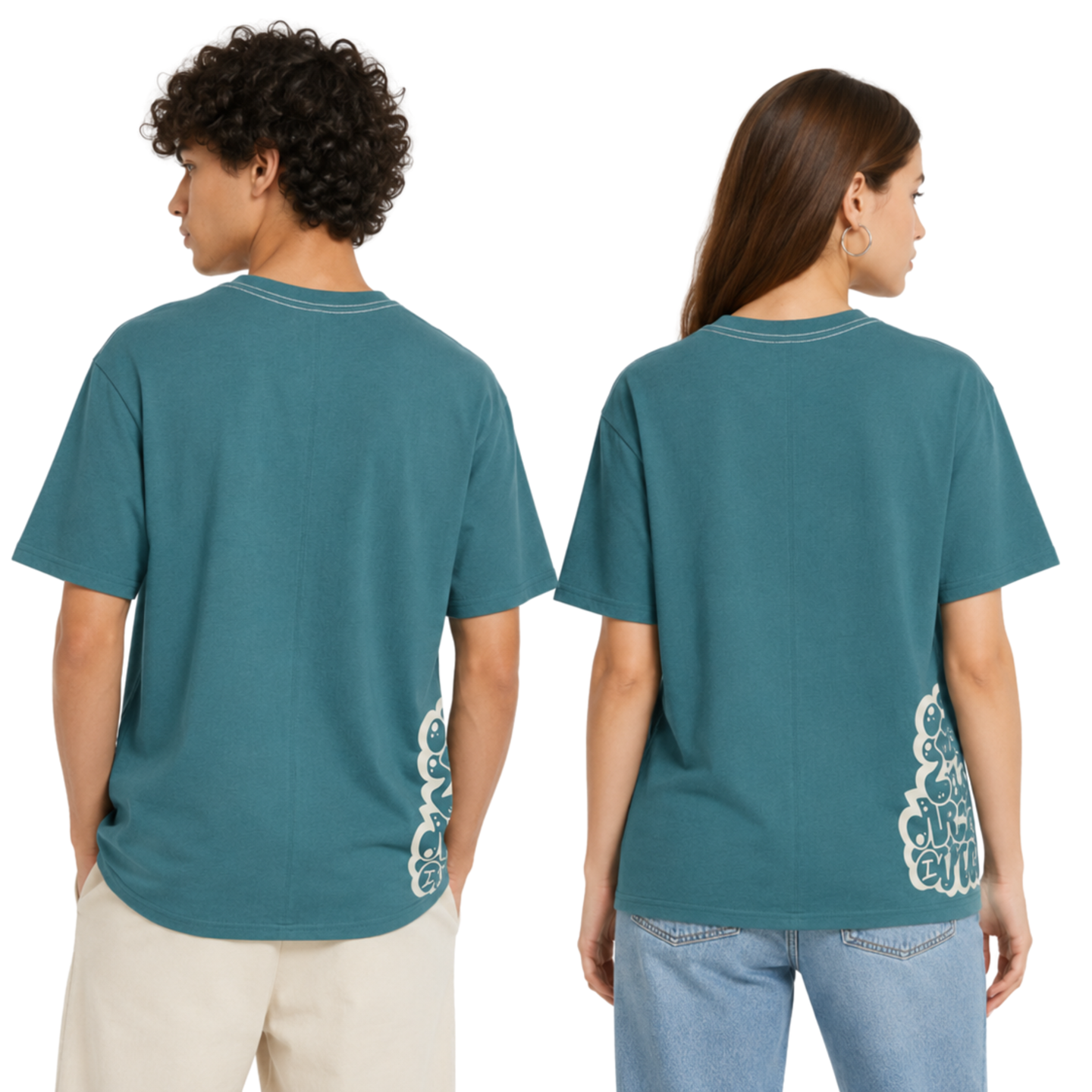 Puma MID90's Relaxed Graphic Tee Emerald Ice