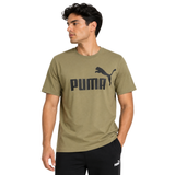 Puma ESS No.1 Logo Tee Olive Green