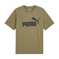 Puma ESS No.1 Logo Tee Olive Green