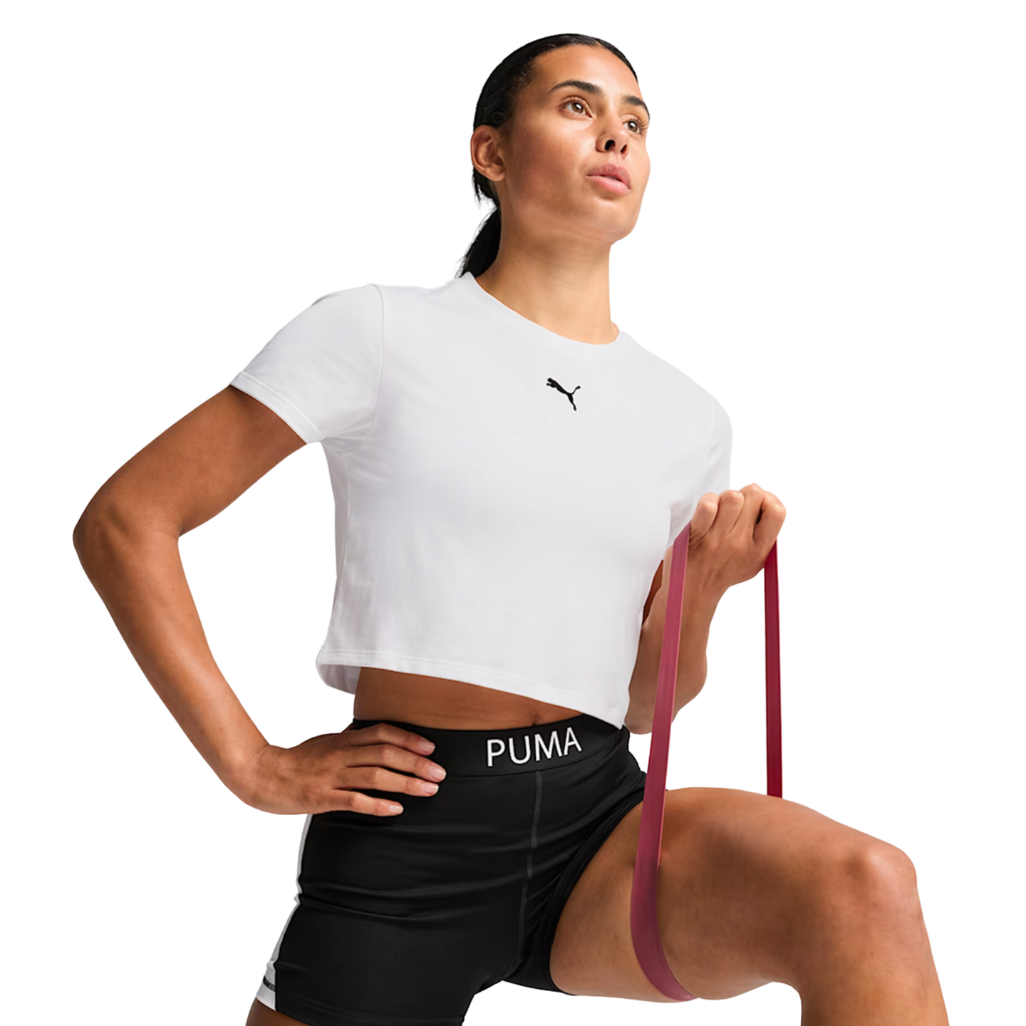 Train All Day Essentials Baby Tee Women