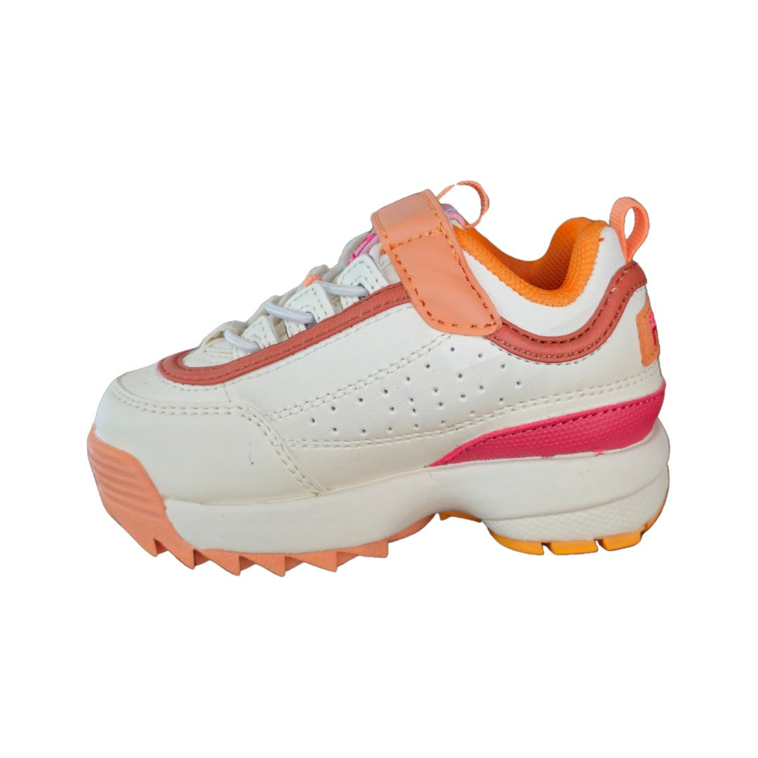 FILA DISRUPTOR WHT/ORG/PINK